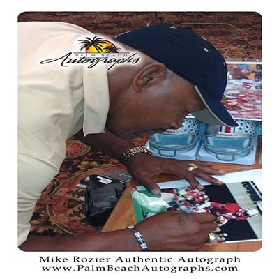 Mike Rozier – Palm Beach Autographs LLC