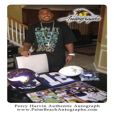 Percy Harvin – Palm Beach Autographs LLC