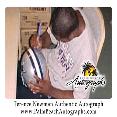Terence Newman – Palm Beach Autographs LLC