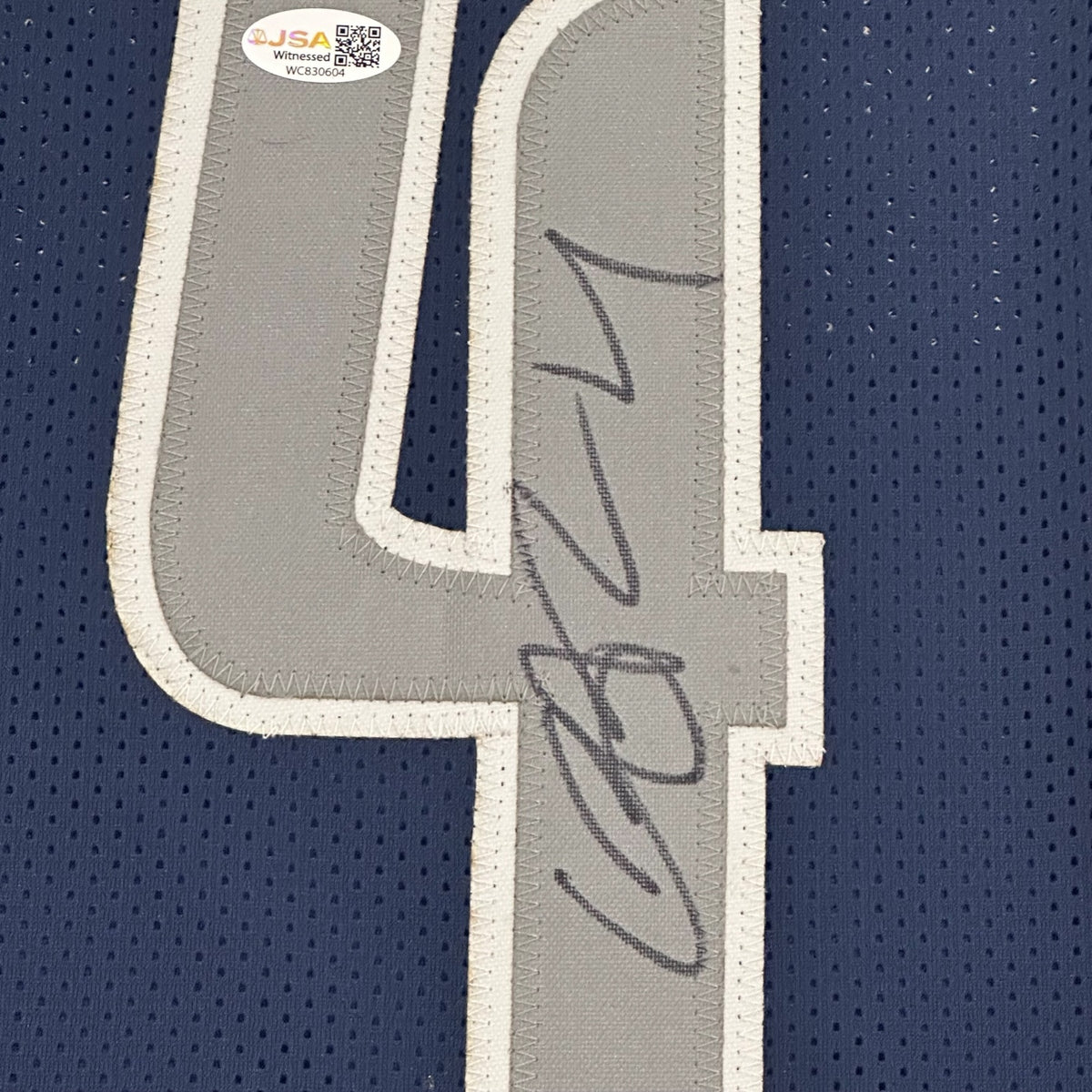 Caron Butler Autographed Dallas (Blue #4) Custom Stitched Jersey - JSA