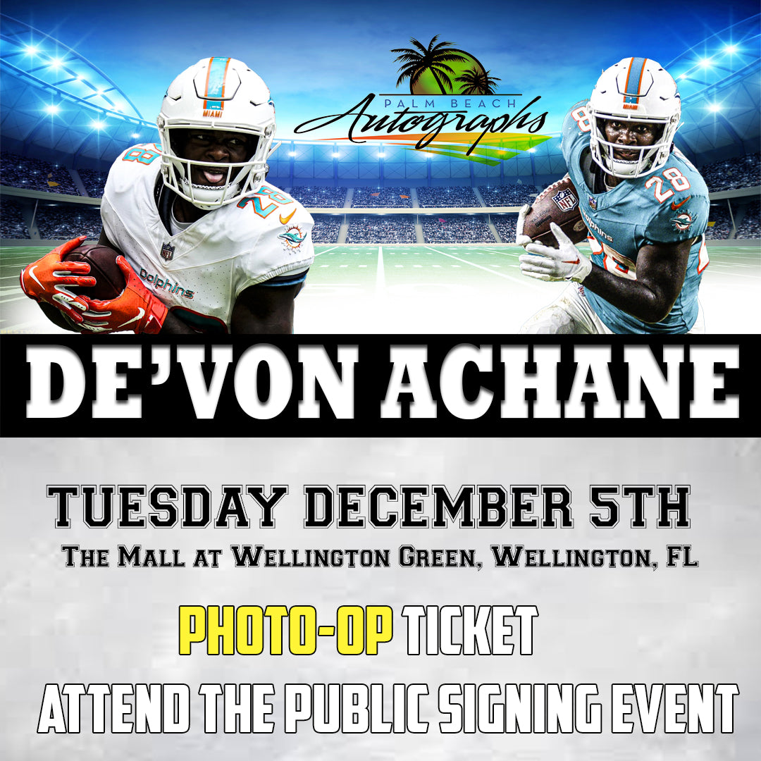 DEVON ACHANE PHOTO-OP - Wellington In-Store Public Signing - December 5, 2023