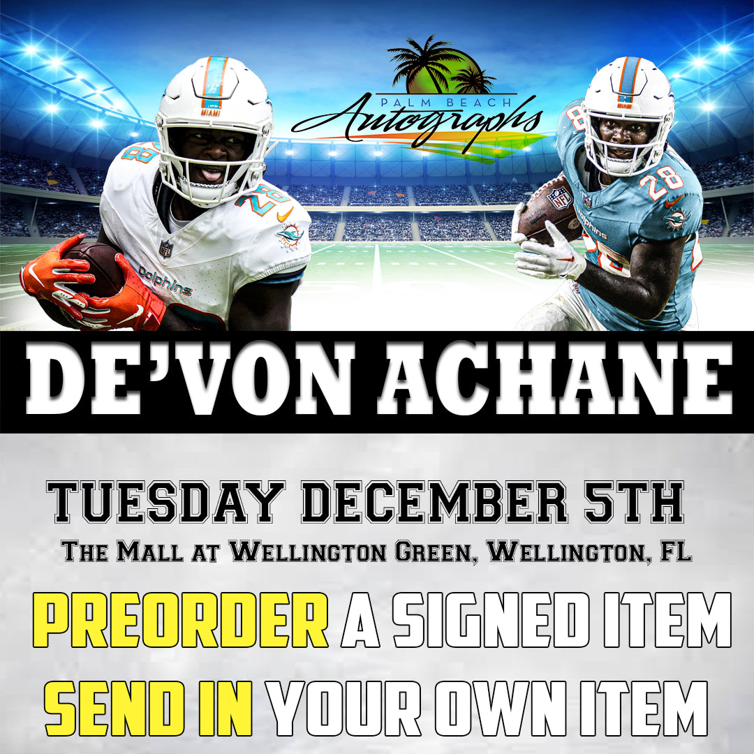 DEVON ACHANE MAIL ORDER - Wellington In-Store Public Signing - December 5, 2023