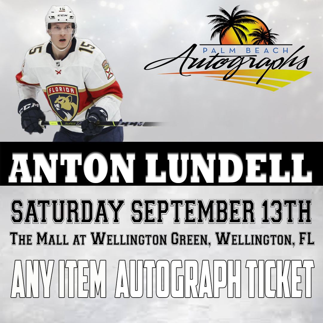 ANTON LUNDELL AUTOGRAPH EVENT - Wellington (The Mall at Wellington Green) In-Store Public Signing - September 13th, 2025