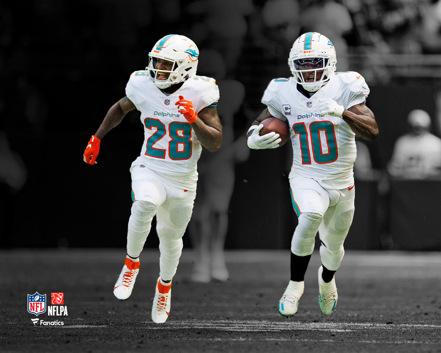 De'Von Achane & Tyreek HIll Dolphins Combo 16x20 Photo