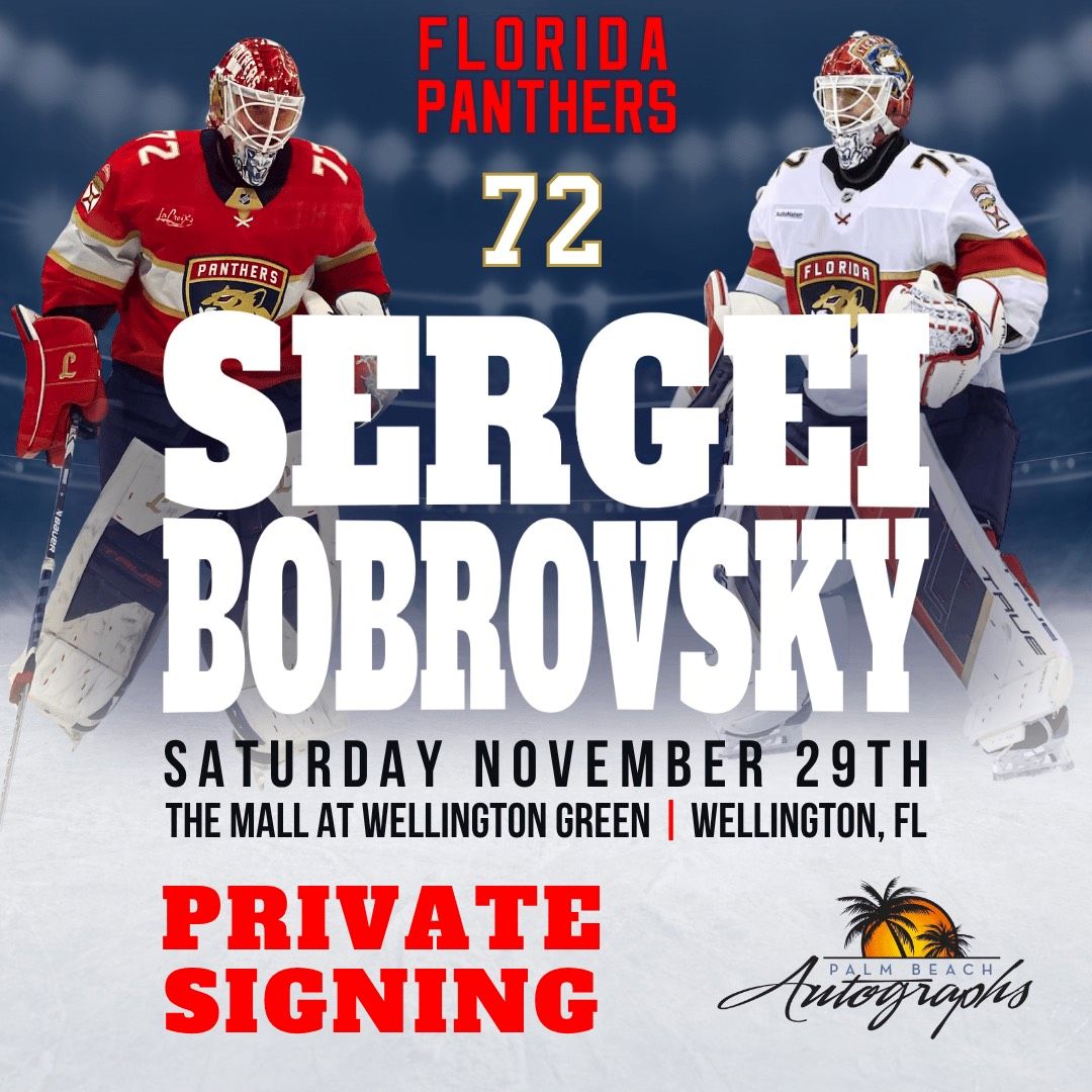 PRESALE - SERGEI BOBROVSKY MAIL ORDER FOR WELLINGTON PRIVATE Signing - November 29th, 2025