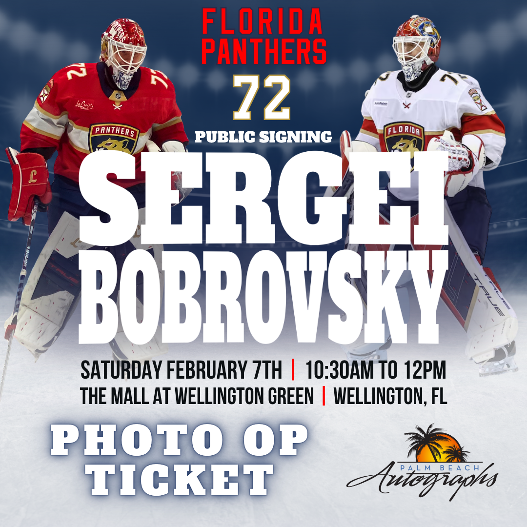 SERGEI BOBROVSKY AUTOGRAPH EVENT - Wellington (The Mall at Wellington Green) In-Store Public Signing - February 7th, 2026
