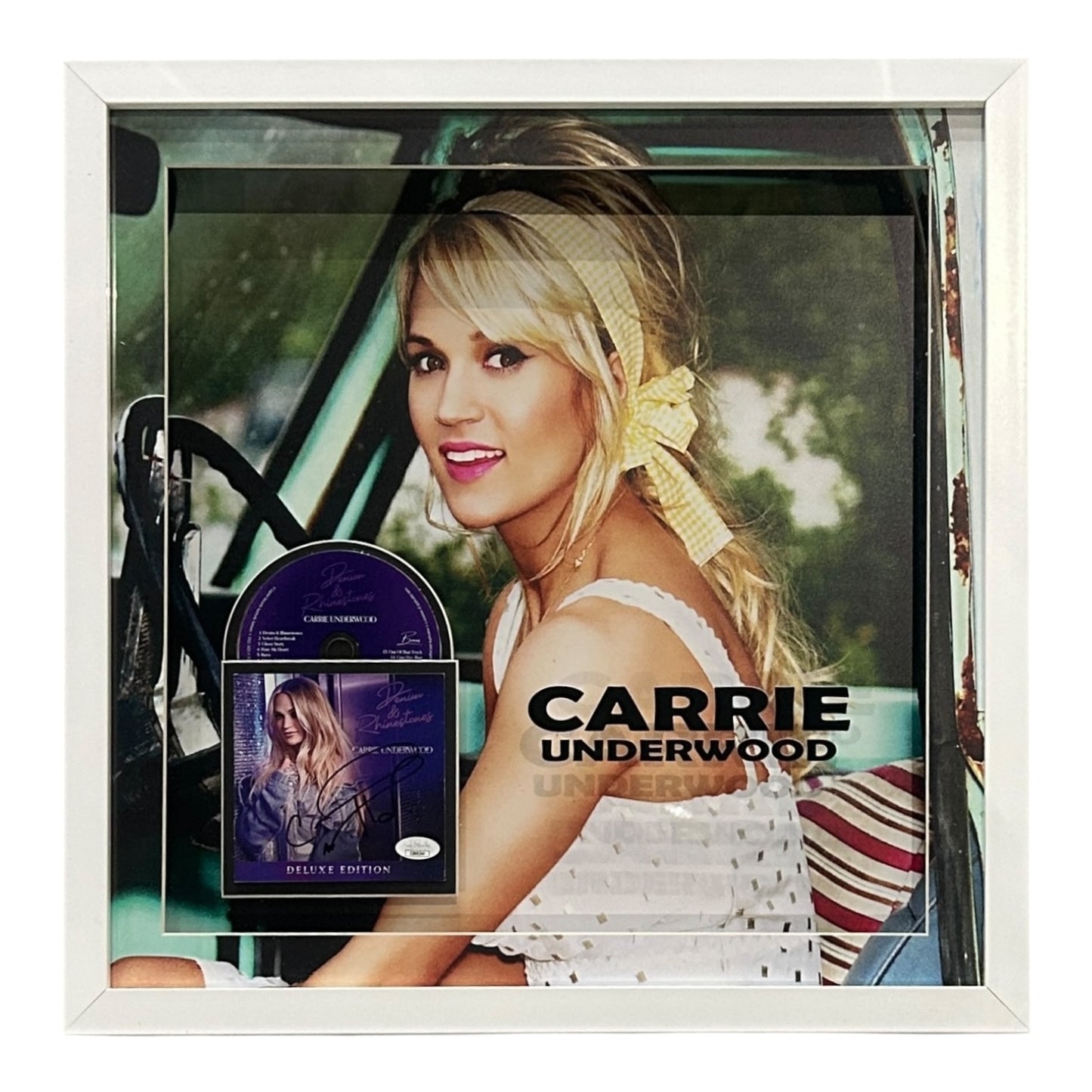 Carrie Underwood Autographed Deluxe Framed CD Insert - JSA
