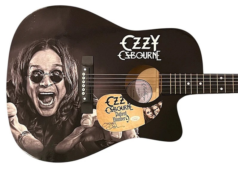 Ozzy Osbourne Autographed Wrapped Guitar with Autograph - (JSA)