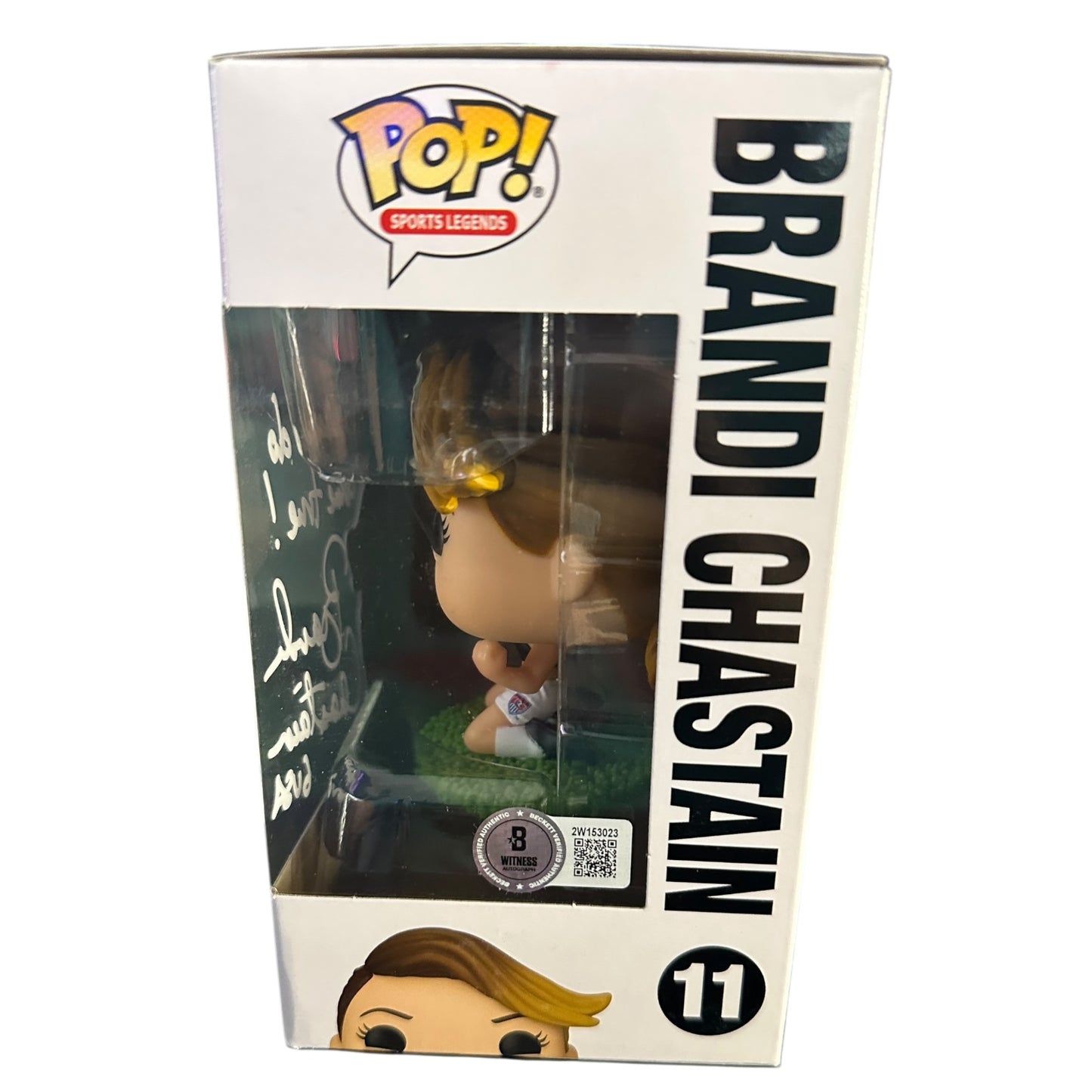 Brandi Chastain Autographed Funko Pop - Beckett