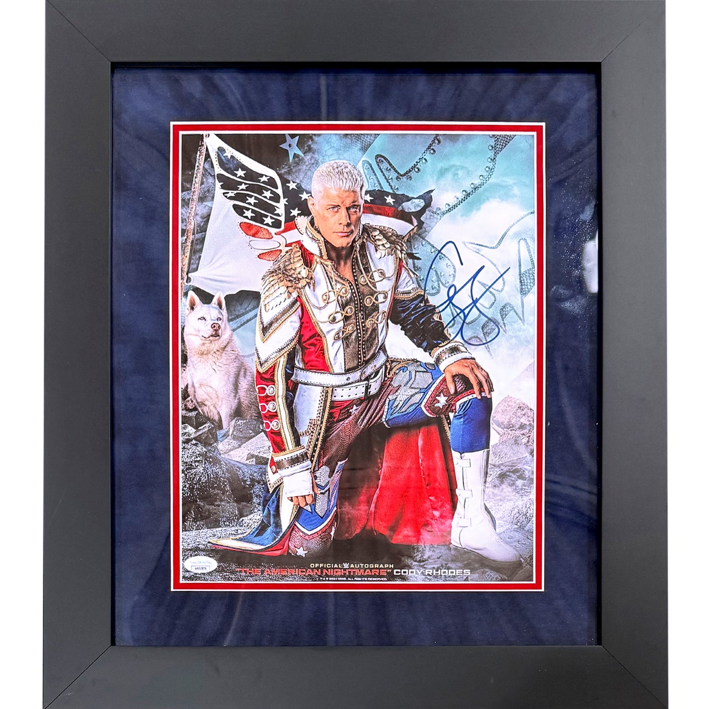 Cody Rhodes Autographed WWE Deluxe Framed 11x14 Photo - JSA