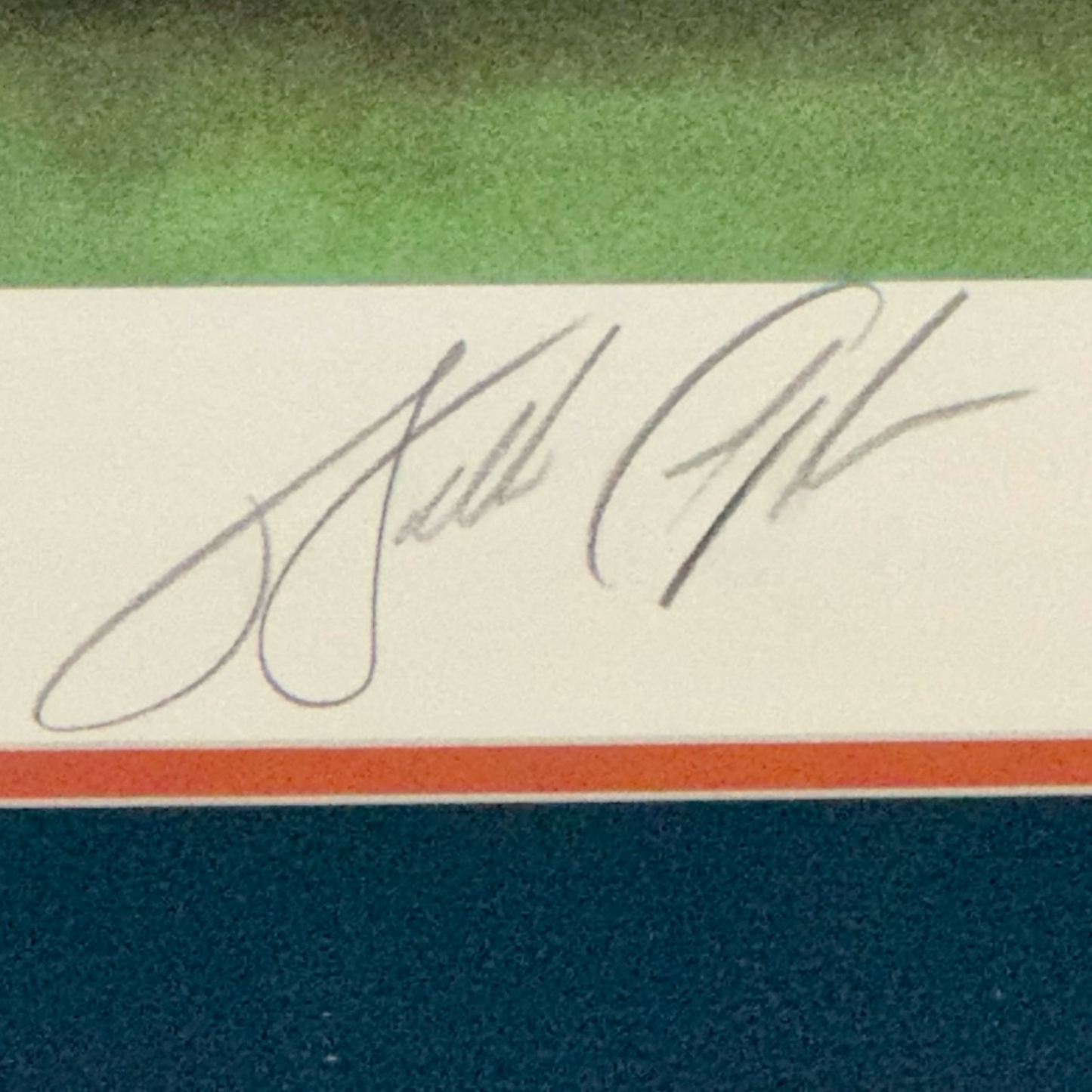 Walter Payton Autographed Chicago Bears Deluxe Framed 20x24 Lithograph - JSA