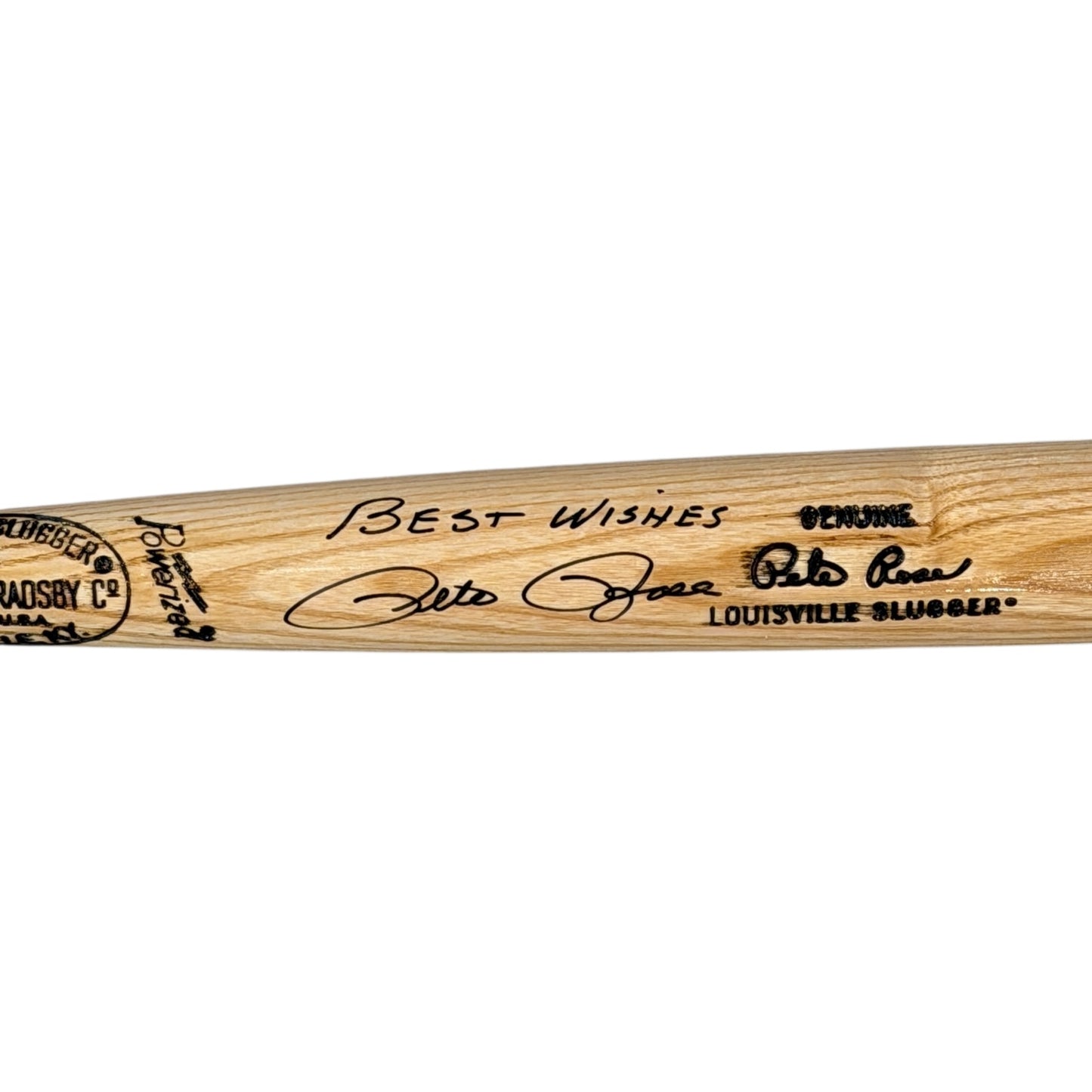 Pete Rose Autographed Official Louisville Slugger Baseball Bat - JSA