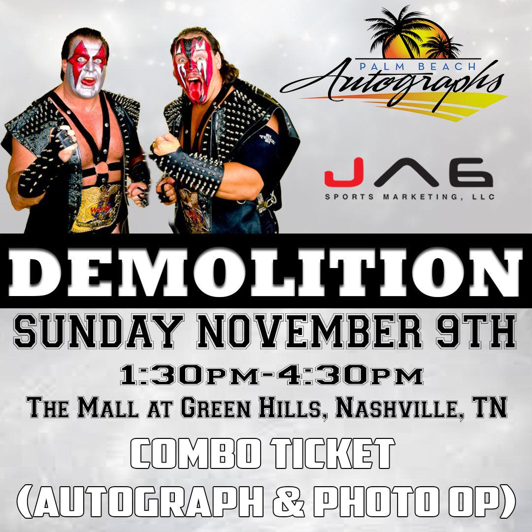 DEMOLITION AUTOGRAPH EVENT - Nashville (The Mall at Green Hills) In-Store Public Signing - November 9th, 2025