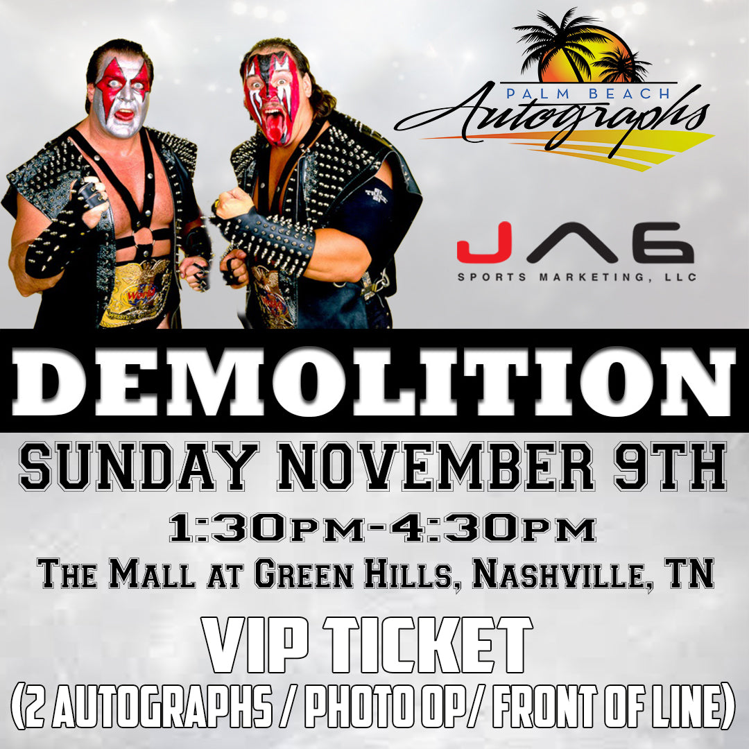 DEMOLITION AUTOGRAPH EVENT - Nashville (The Mall at Green Hills) In-Store Public Signing - November 9th, 2025