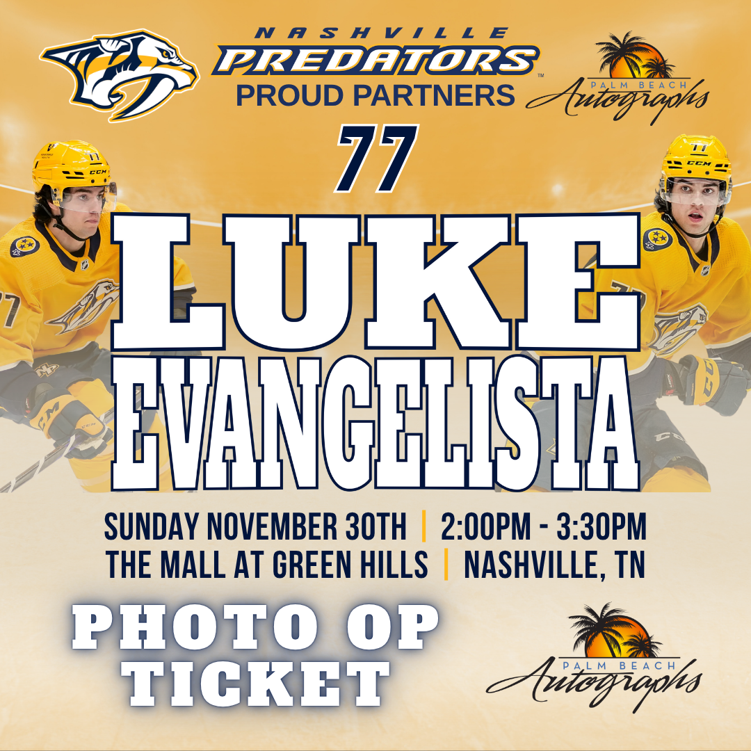 LUKE EVANGELISTA AUTOGRAPH EVENT - Nashville (The Mall at Green Hills) In-Store Public Signing - November 30th, 2025