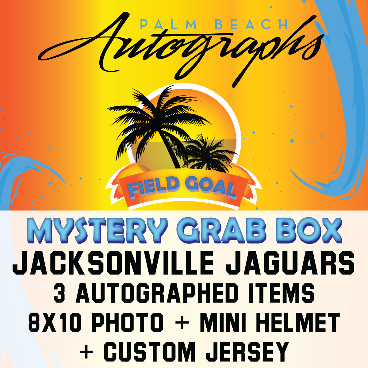 MYSTERY GRAB BOX - Autographed Jacksonville Jaguars Field Goal Box