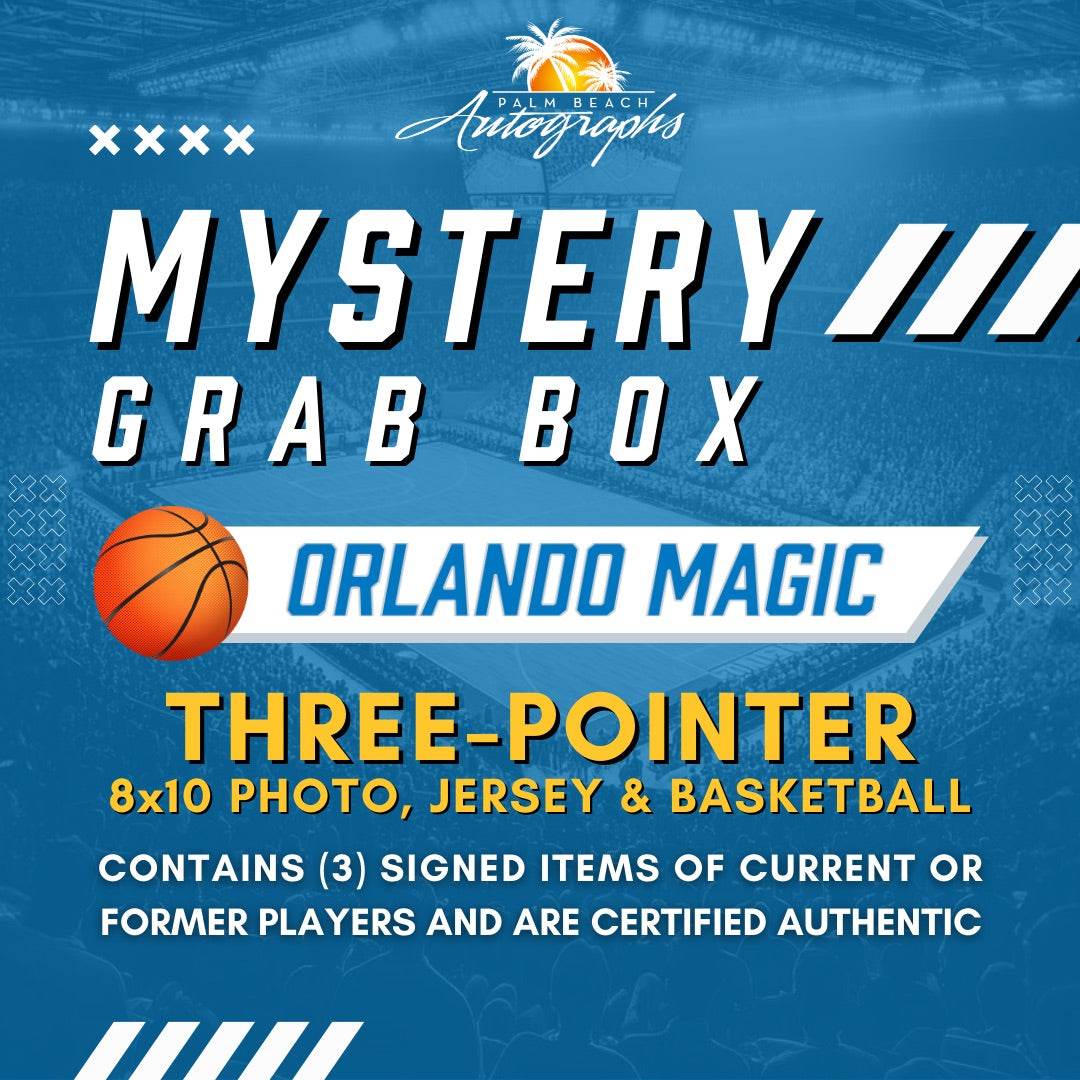 Mystery Grab Box - Orlando Magic NBA Basketball Autographed 3 Pointer Box