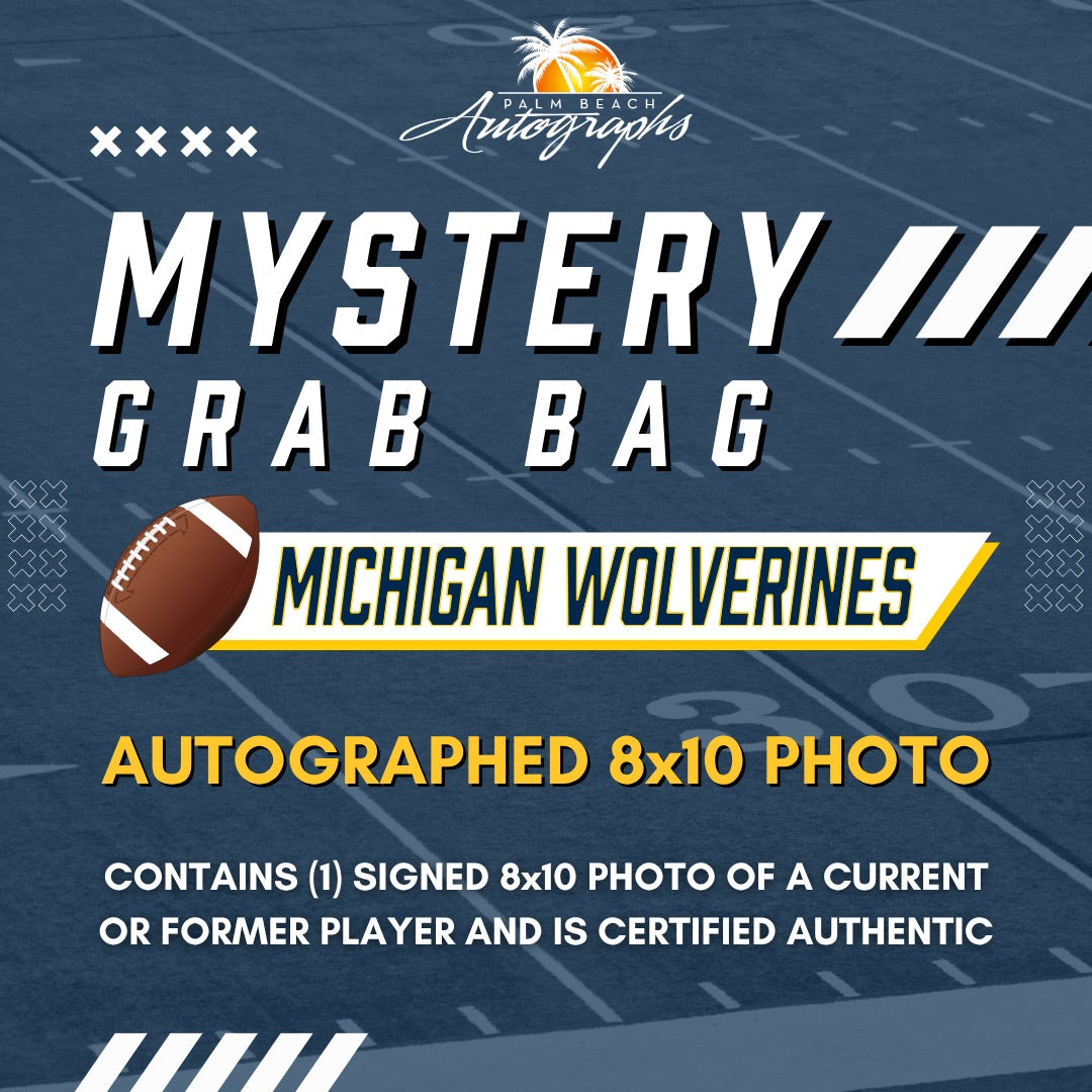 Mystery Grab Bag - Michigan Wolverines NCAA Football 8x10 Autographed Photo