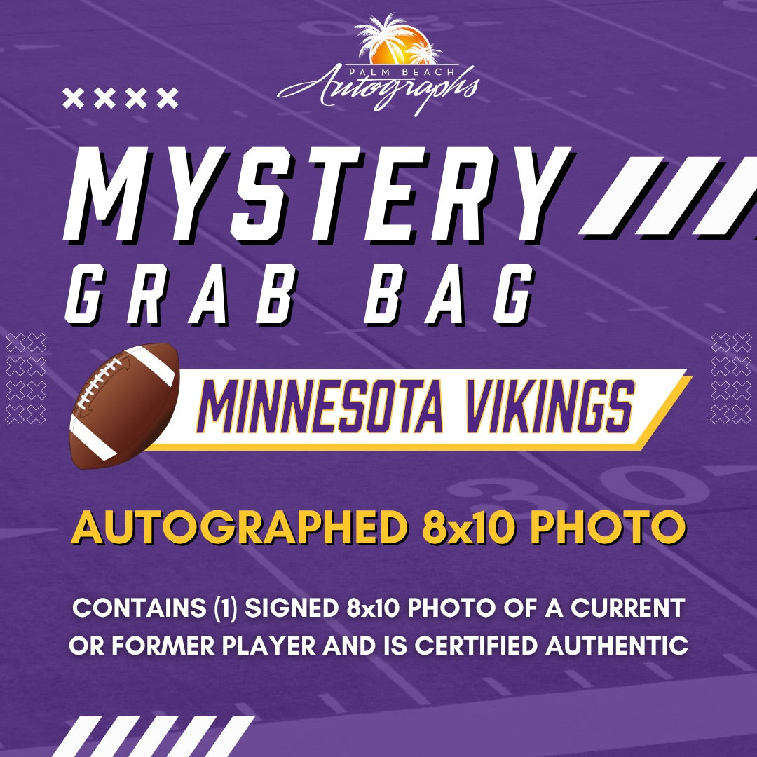 Mystery Grab Bag - Minnesota Vikings NFL 8x10 Autographed Photo