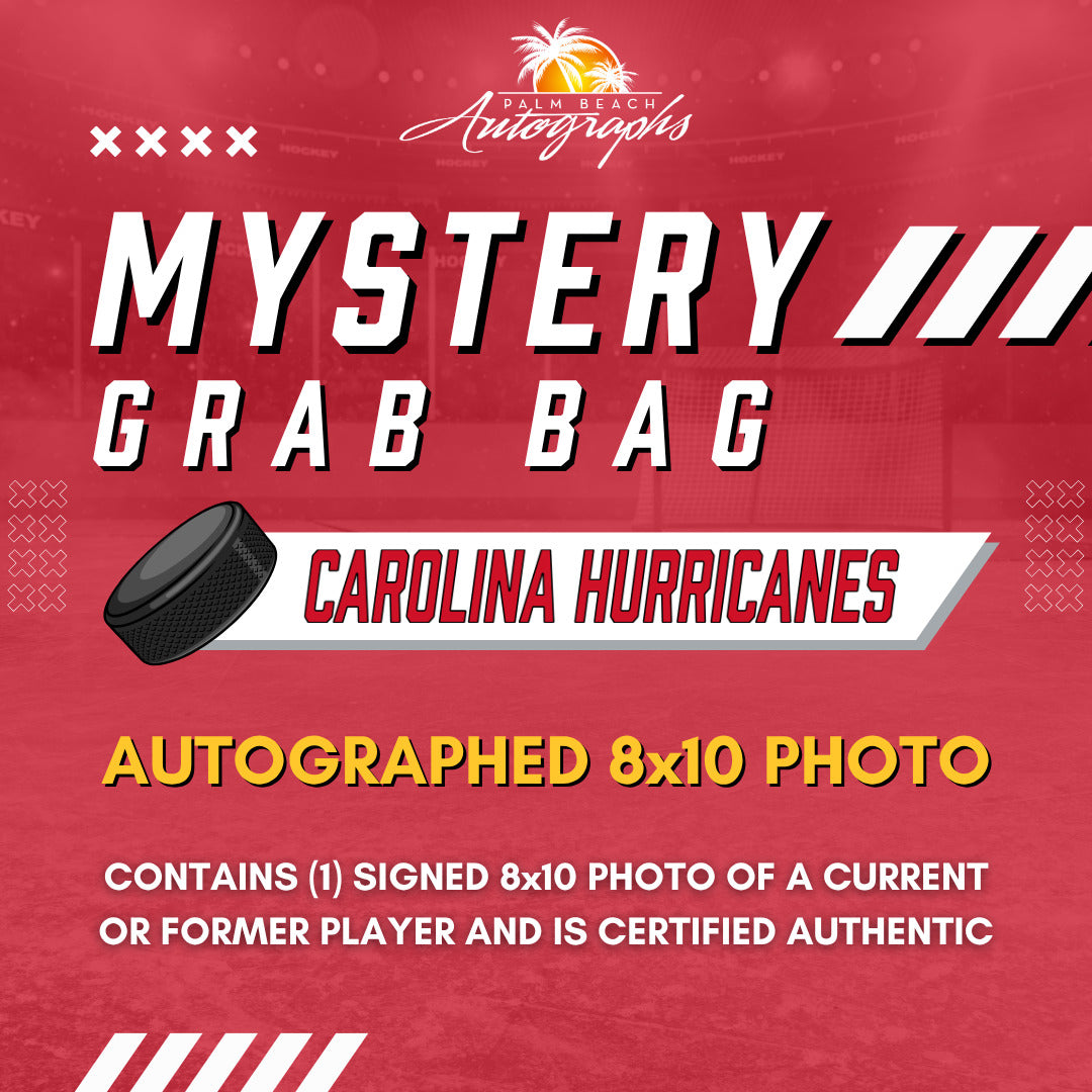Mystery Grab Bag - Carolina Hurricanes Player Autographed 8x10 Photo