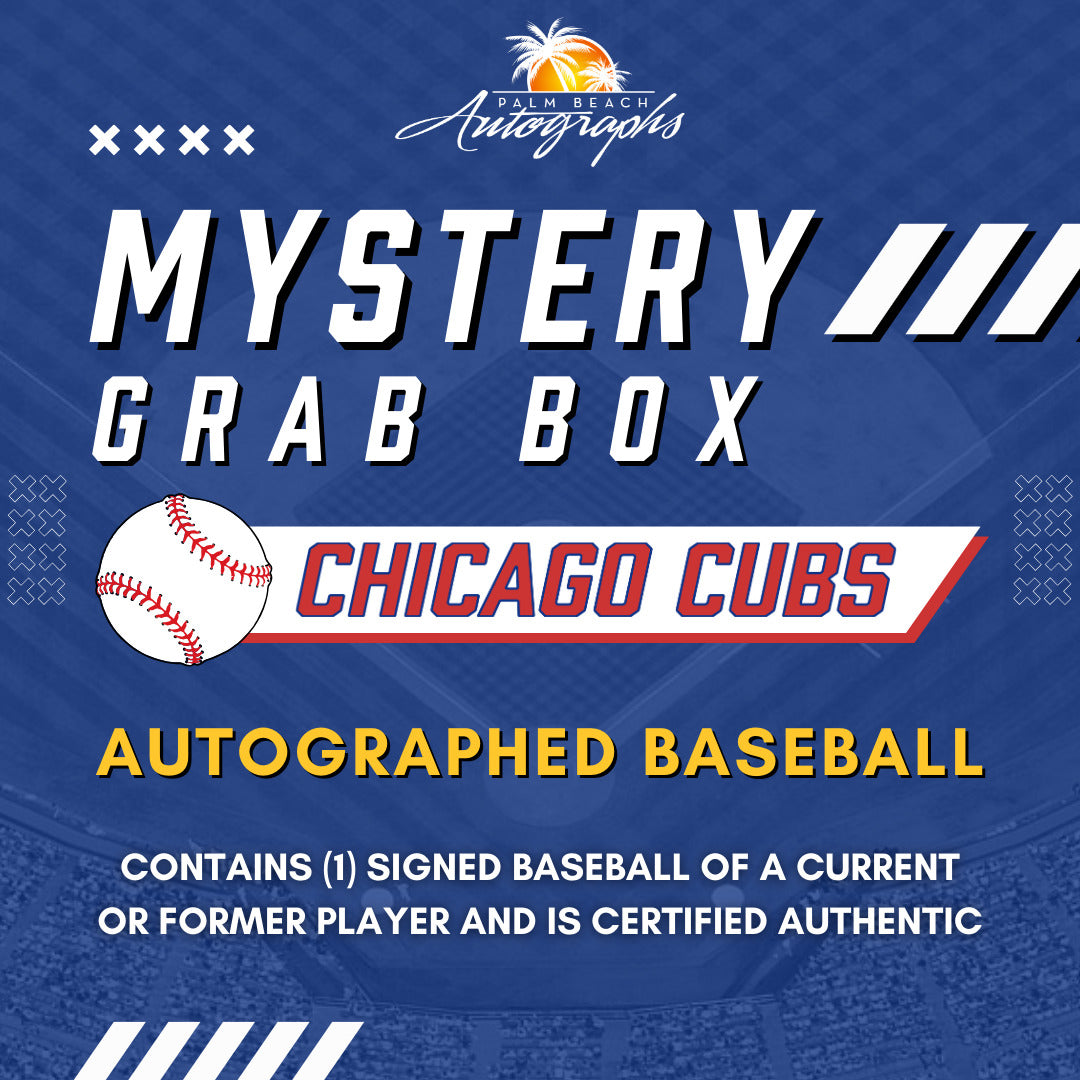 Mystery Grab Box - Chicago Cubs MLB Autographed Baseball