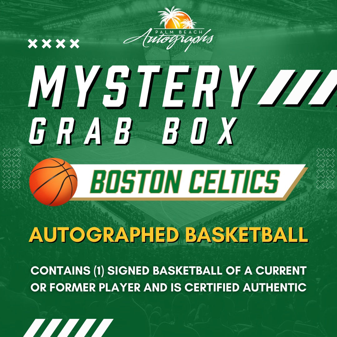 Mystery Grab Box - Boston Celtics NBA Basketball Autographed Ball
