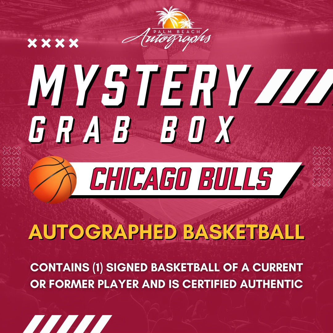 Mystery Grab Box - Chicago Bulls NBA Basketball Autographed Ball