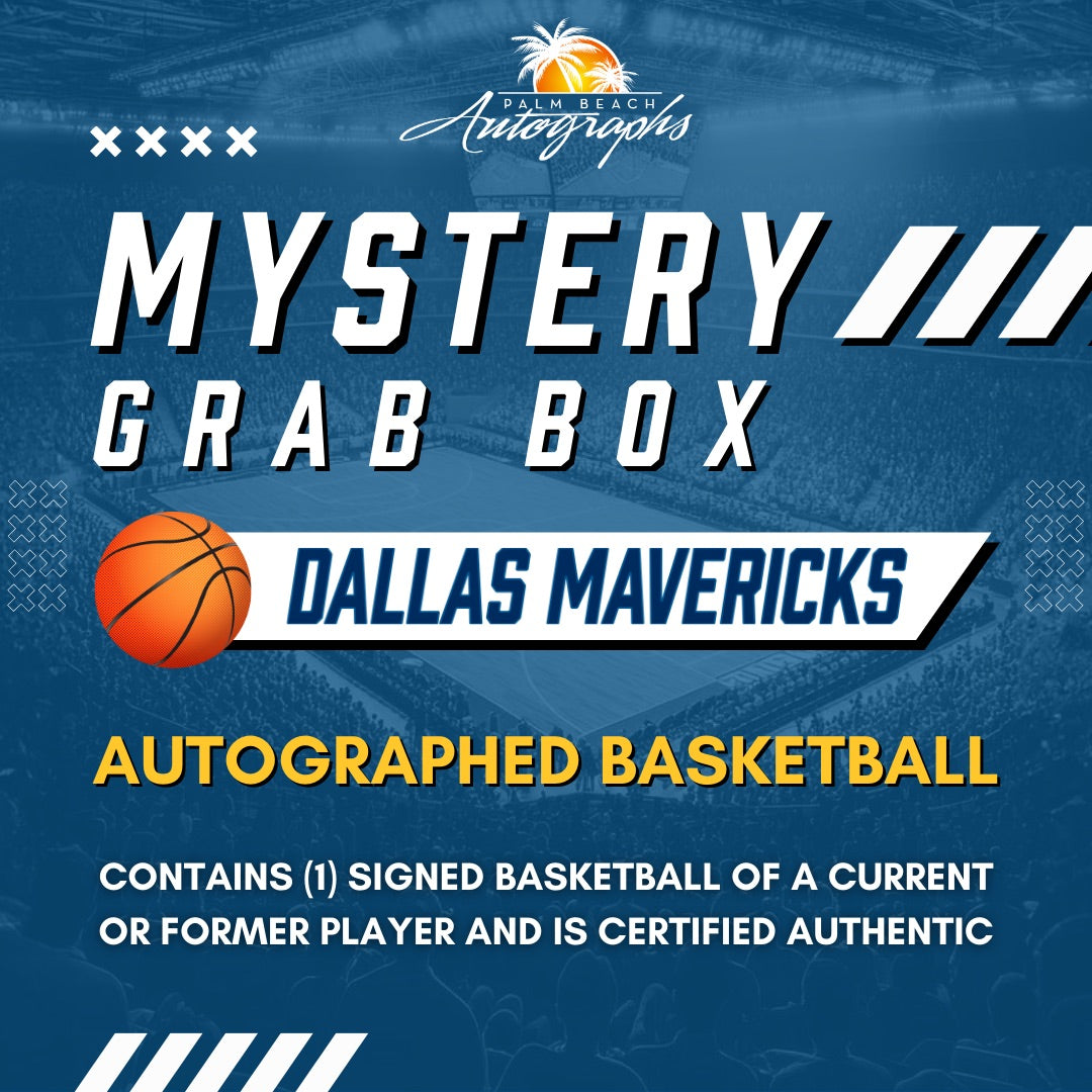 Mystery Grab Box - Dallas Mavericks NBA Basketball Autographed Ball
