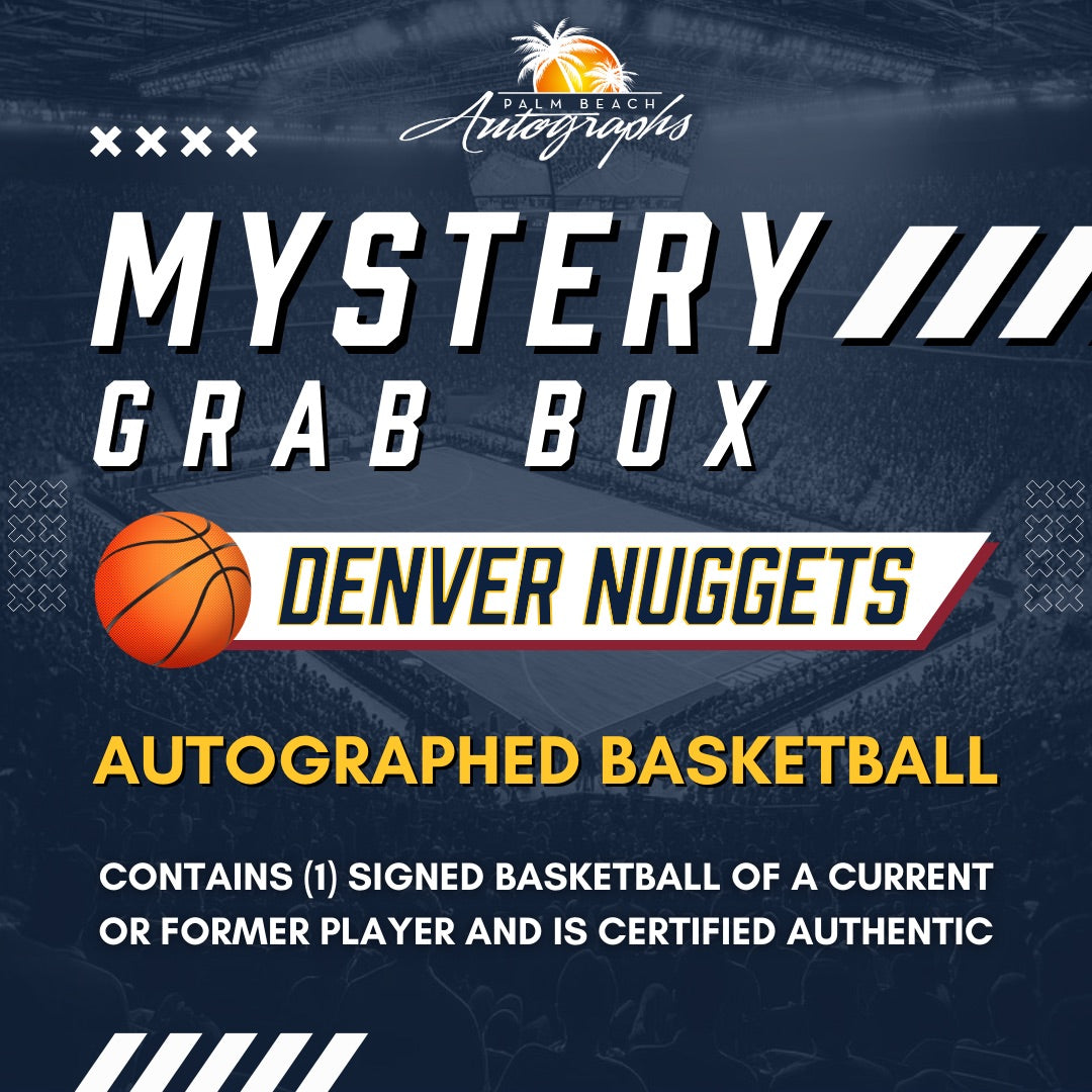 Mystery Grab Box - Denver Nuggets NBA Basketball Autographed Ball