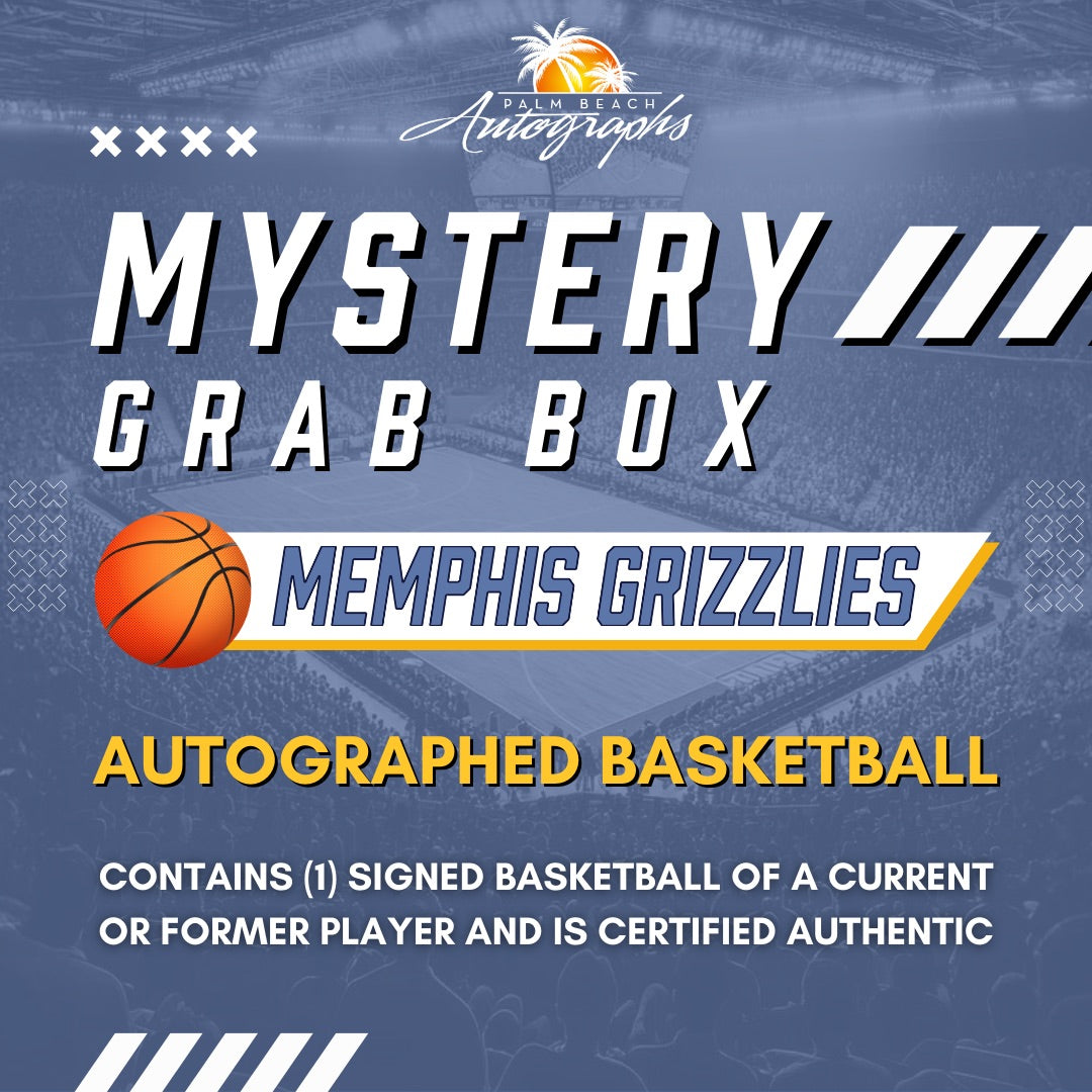 Mystery Grab Box - Memphis Grizzlies NBA Basketball Autographed Ball