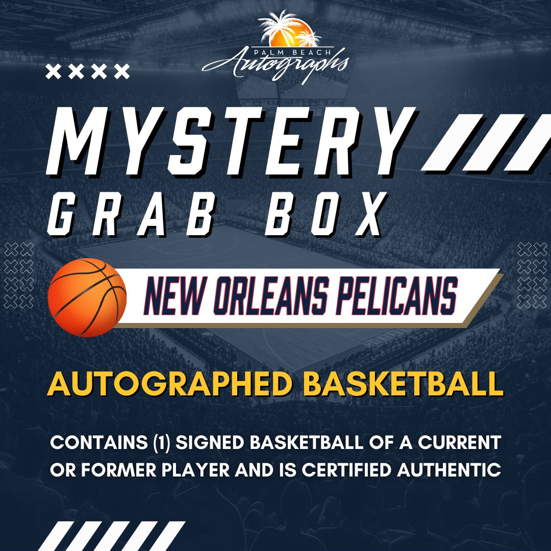 Mystery Grab Box - New Orleans Pelicans NBA Basketball Autographed Ball