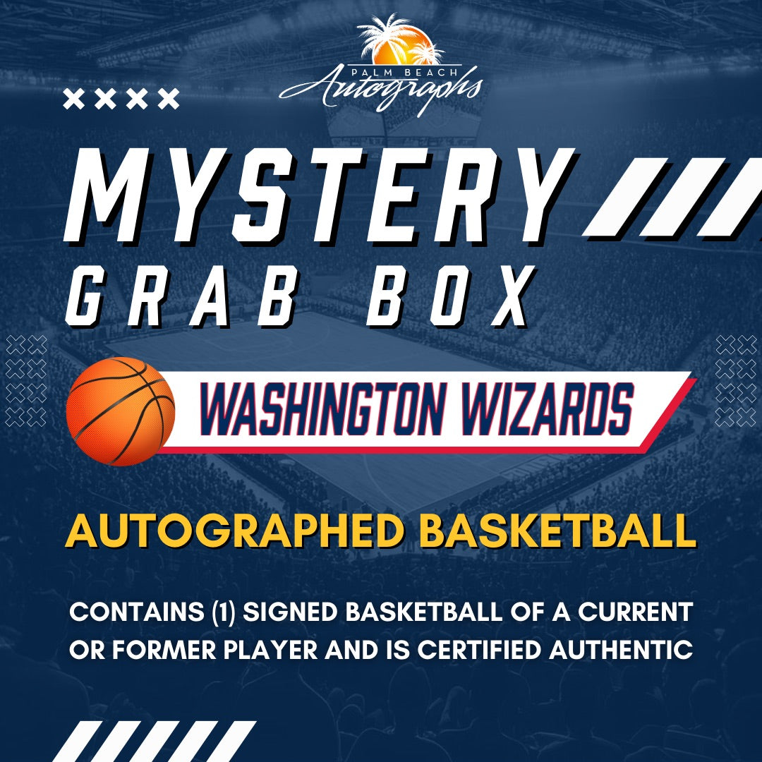 Mystery Grab Box - Washington Wizards NBA Basketball Autographed Ball