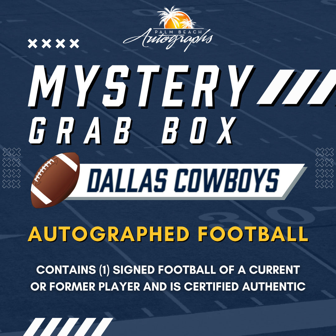 Mystery Grab Box - Dallas Cowboys NFL Football Autographed Ball