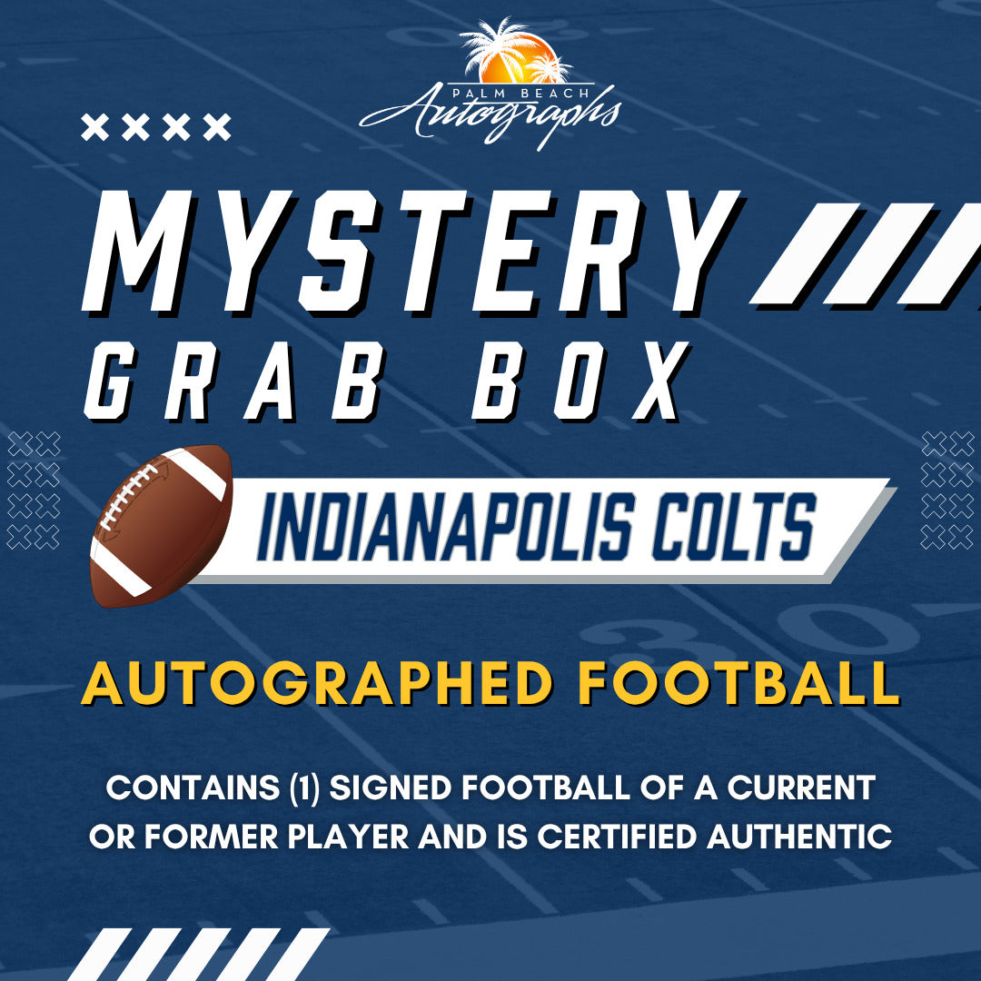 Mystery Grab Box - Indianapolis Colts NFL Football Autographed Ball