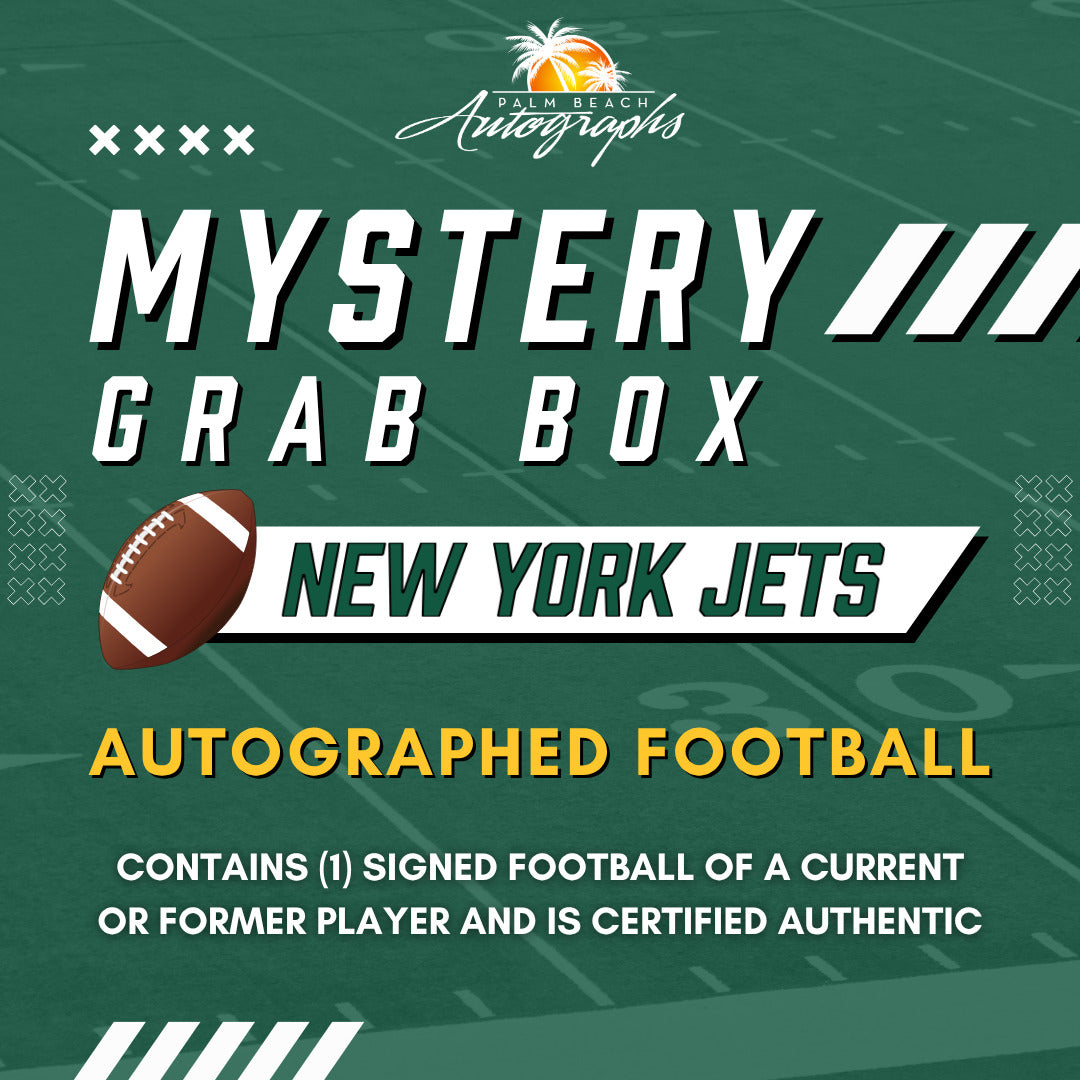 Mystery Grab Box - New York Jets NFL Football Autographed Ball
