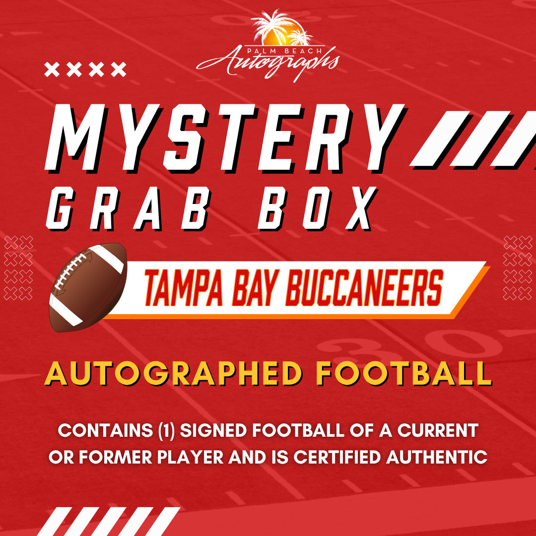 Mystery Grab Box - Tampa Bay Buccaneers NFL Football Autographed Ball