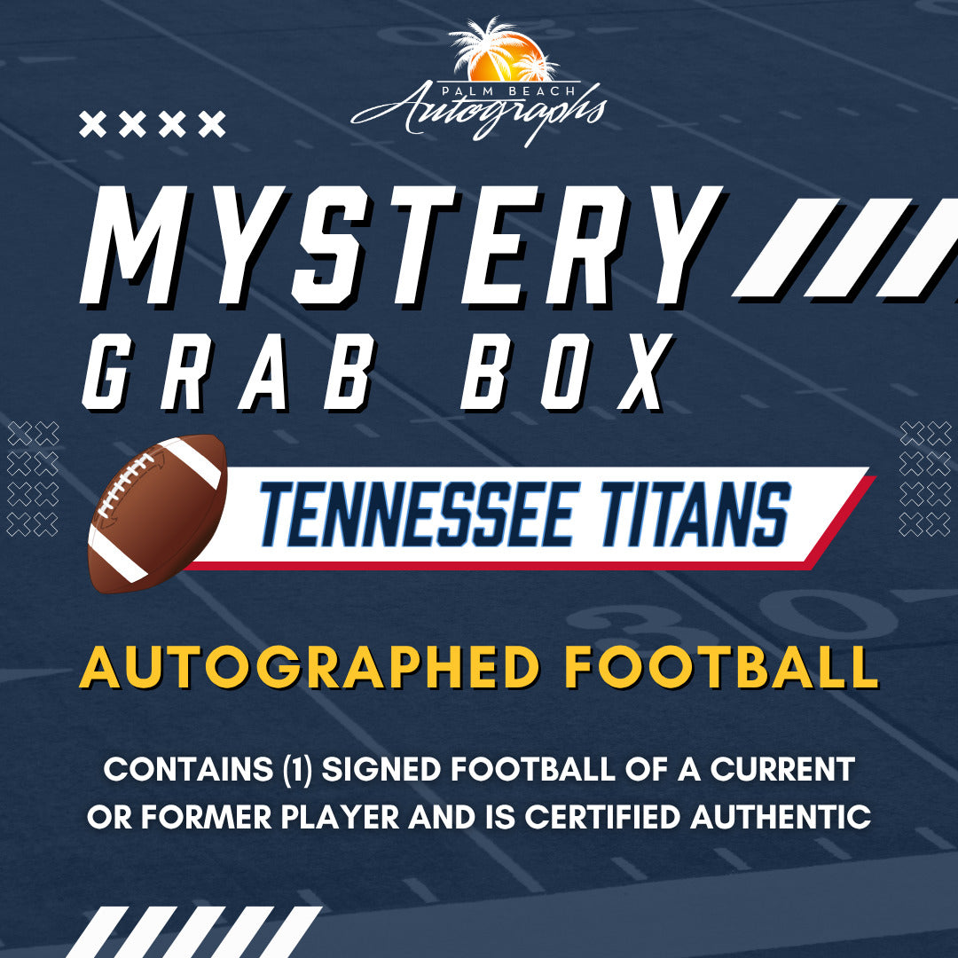 Mystery Grab Box - Tennessee Titans NFL Football Autographed Ball
