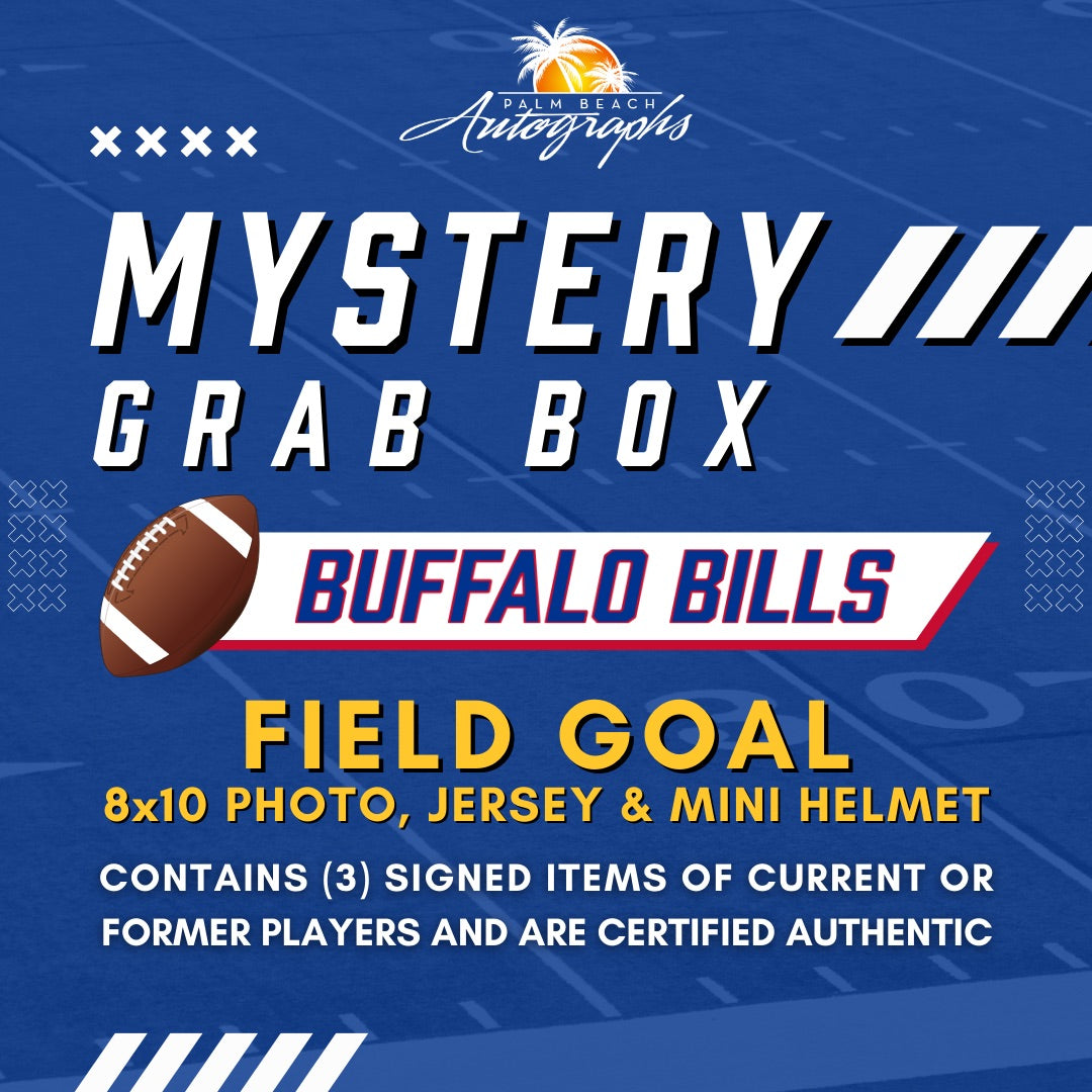 Mystery Grab Box - Buffalo Bills NFL Football Autographed Field Goal Box