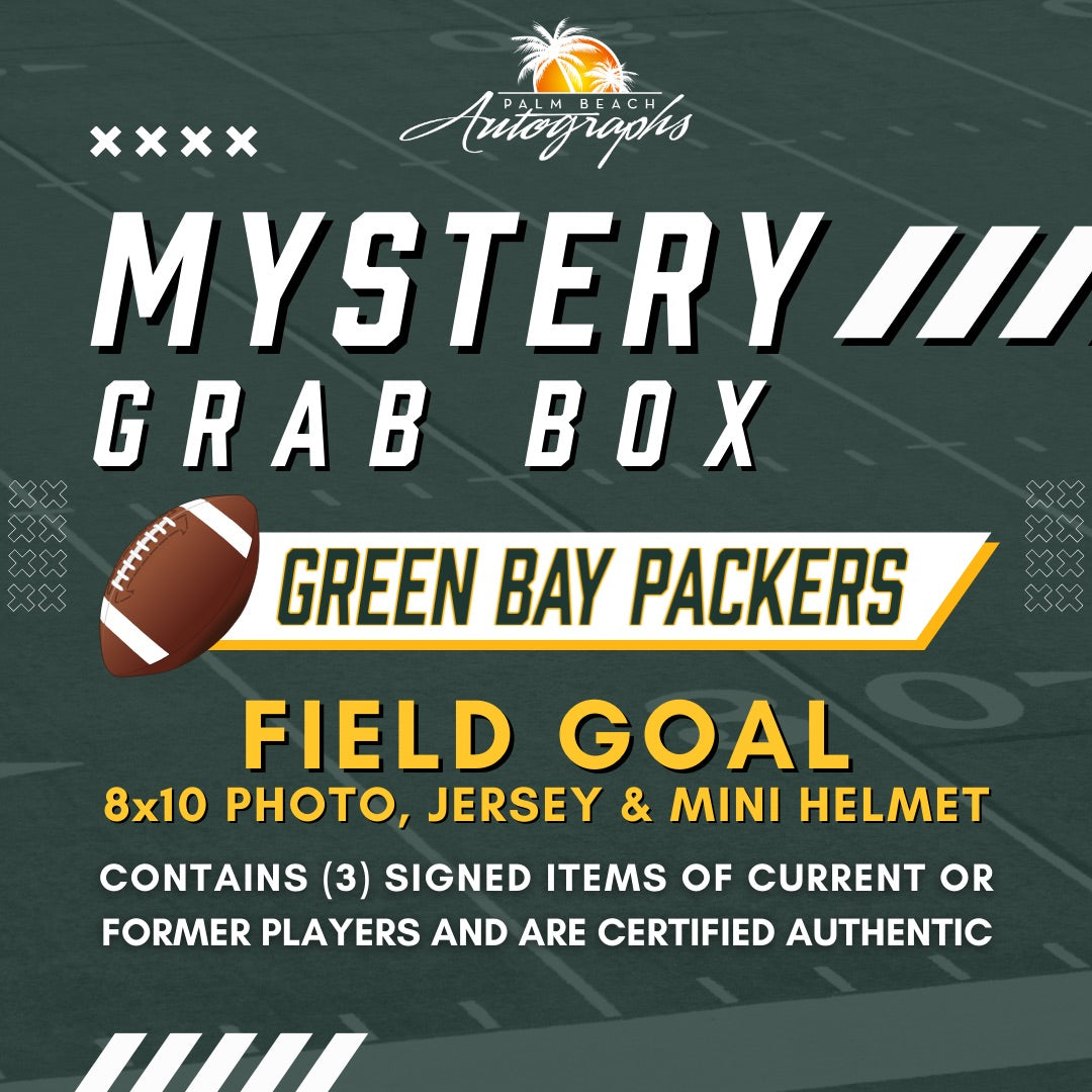 Mystery Grab Box - Green Bay Packers NFL Football Autographed Field Goal Box