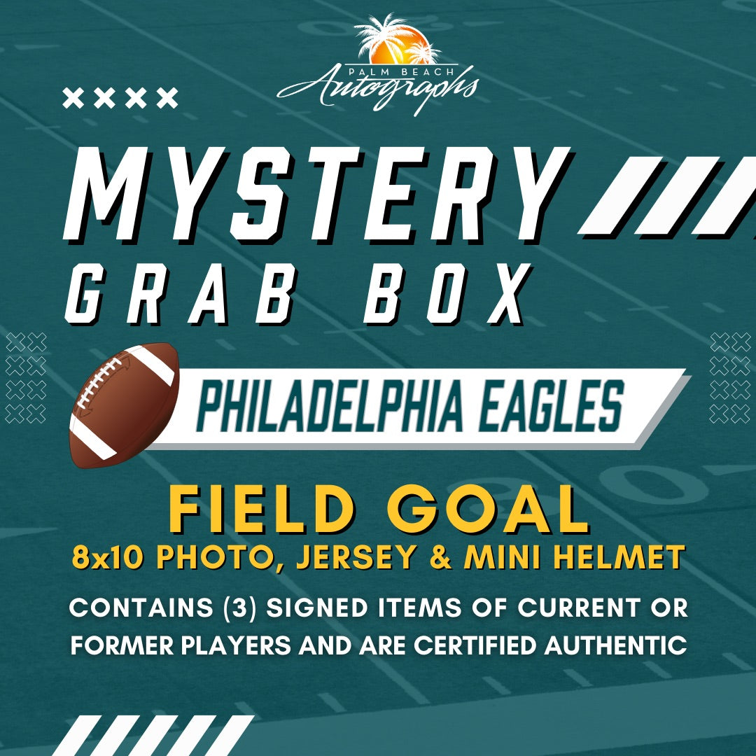 Mystery Grab Bag - Philadelphia Eagles NFL Football Autographed Field Goal Box