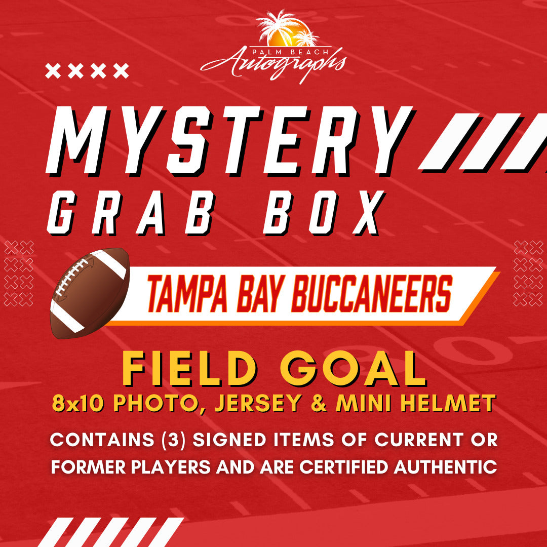 Mystery Grab Box - Tampa Bay Buccaneers NFL Autographed Field Goal