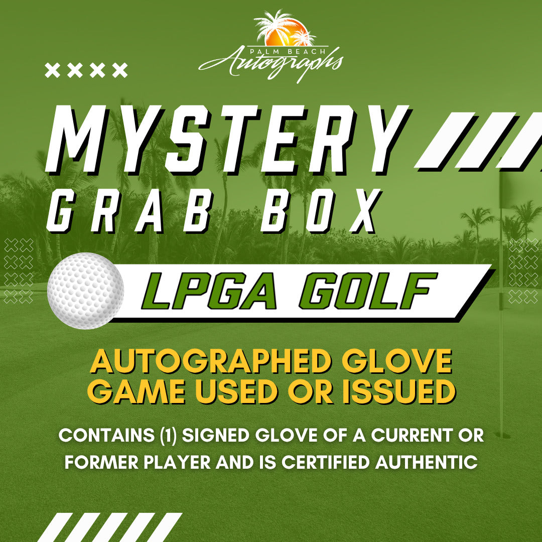 Mystery Grab Box - LPGA Golf Autographed Glove - Game Issued or Round Used