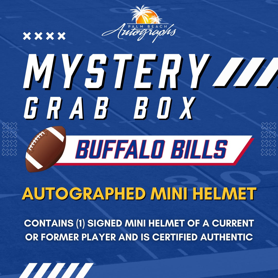 Mystery Grab Box - Buffalo Bills NFL Football Autographed Mini Helmet