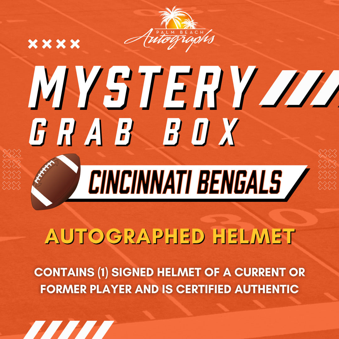Mystery Grab Box - Cincinnati Bengals NFL Football Autographed Full Size Helmet
