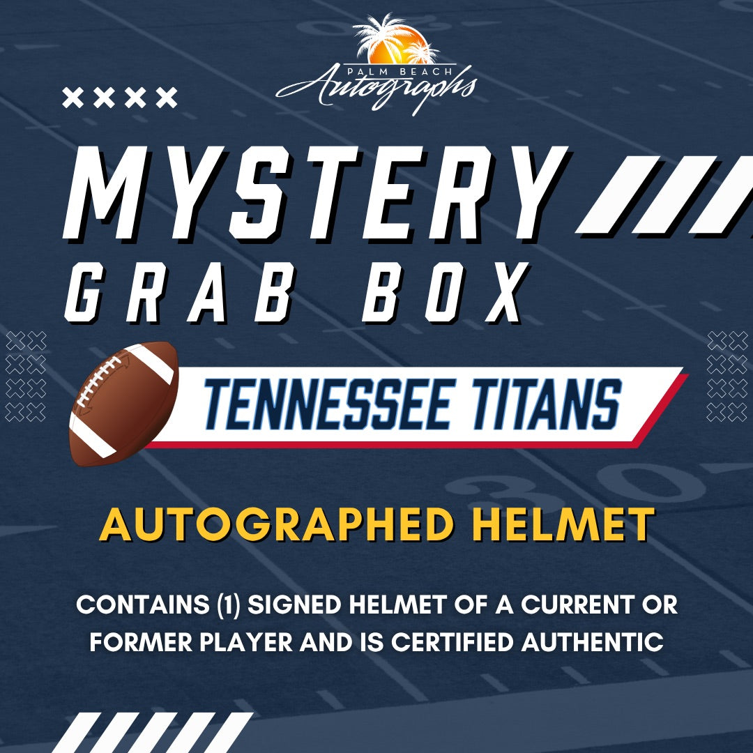 Mystery Grab Box - Tennessee Titans NFL Football Autographed Full Size Helmet