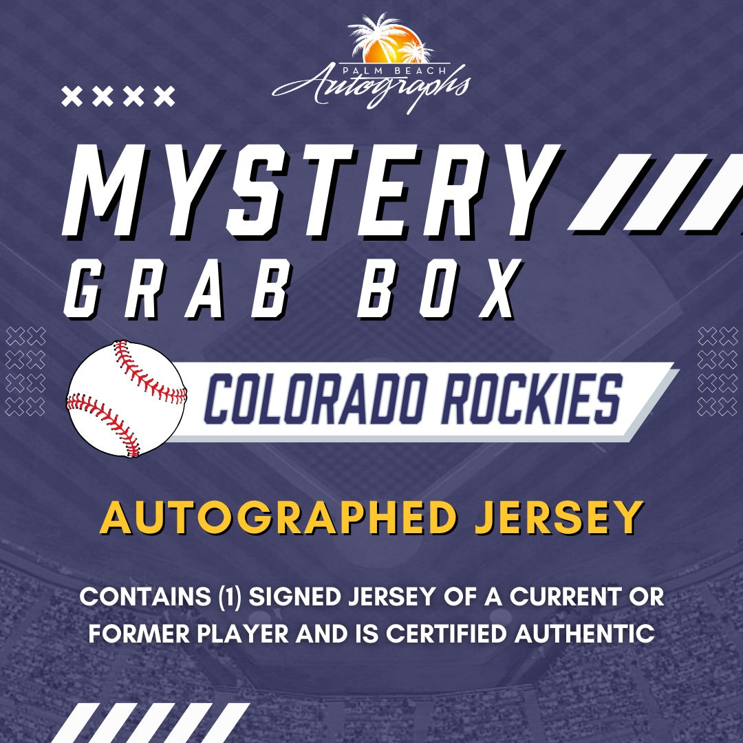 Mystery Grab Box - Colorado Rockies MLB Baseball Autographed Jersey