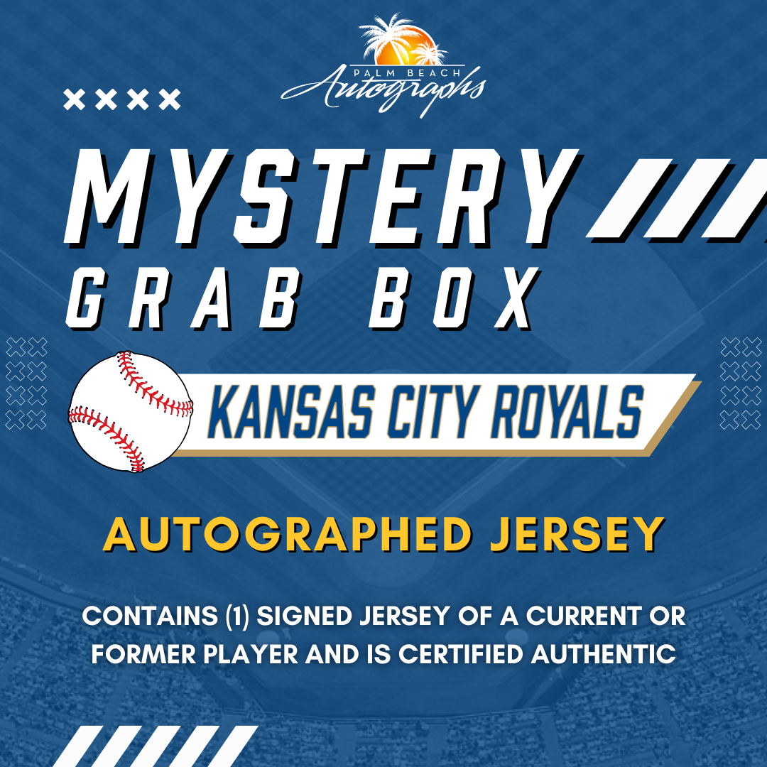Mystery Grab Box - Kansas City Royals MLB Autographed Jersey