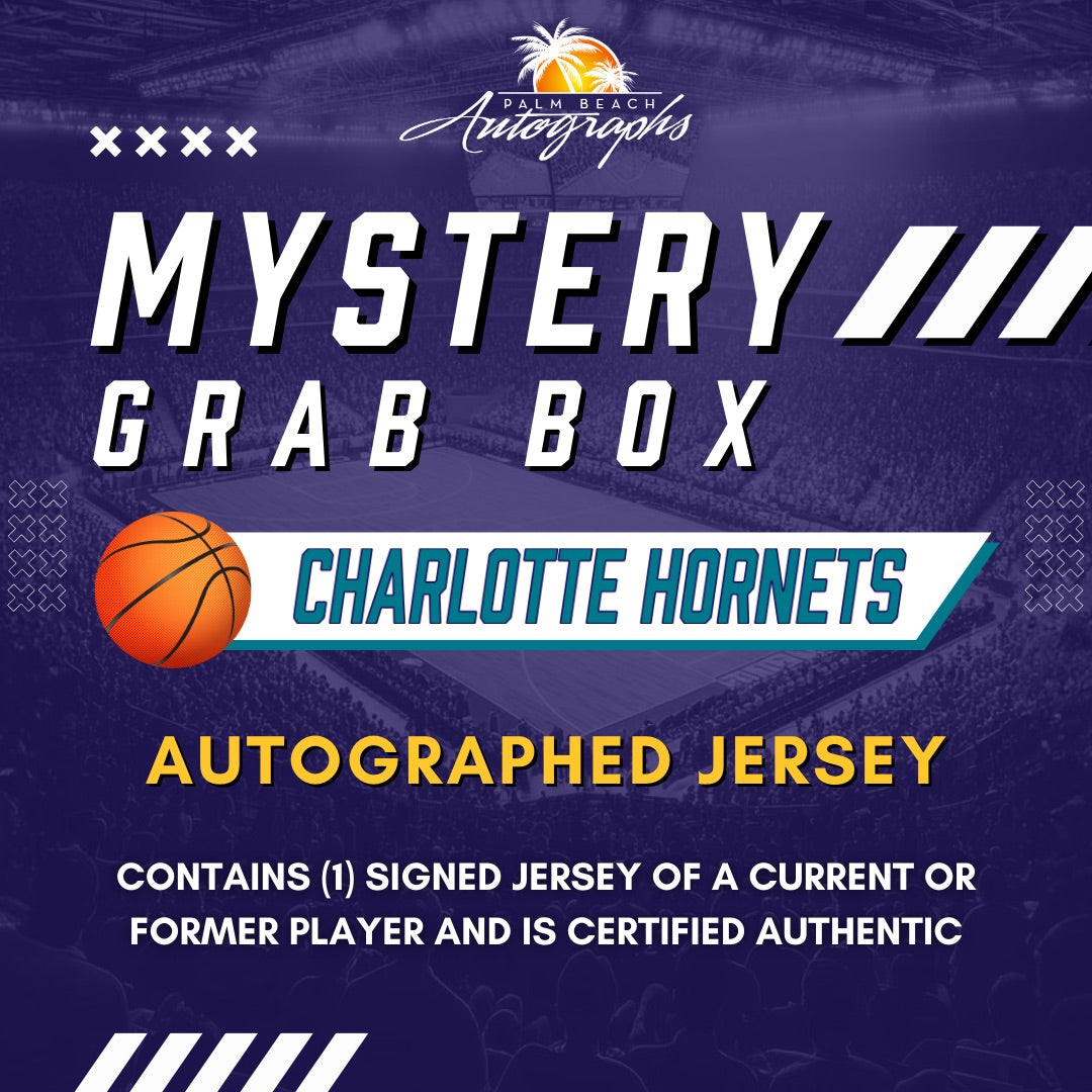Mystery Grab Box - Charlotte Hornets NBA Basketball Autographed Jersey