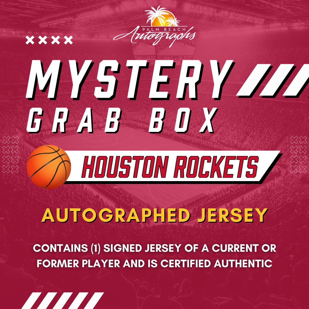 Mystery Grab Box - Houston Rockets NBA Basketball Autographed Jersey