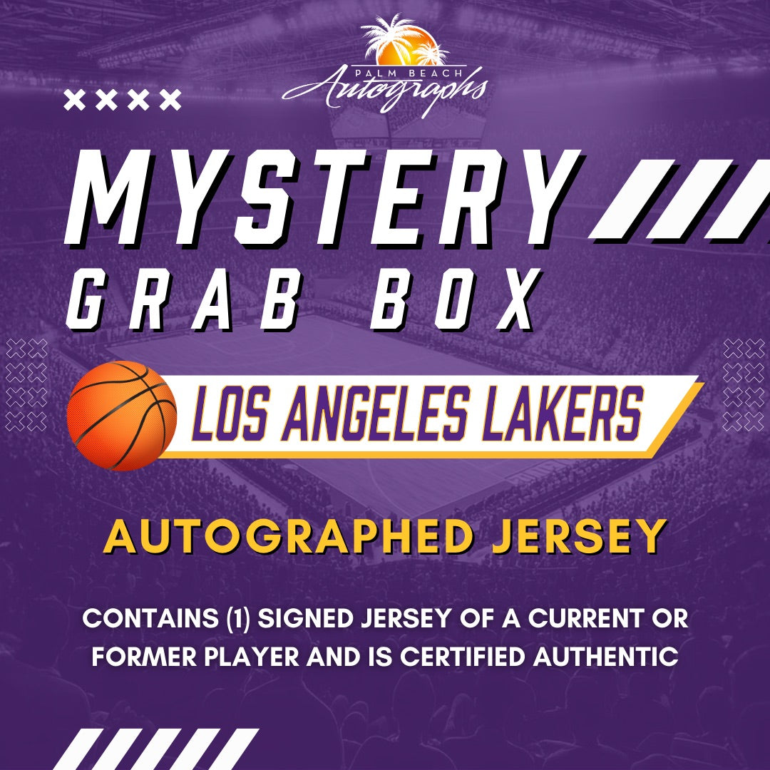 Mystery Grab Box - Los Angeles Lakers NBA Basketball Autographed Jersey